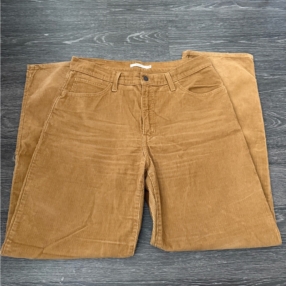 Levi's Tan Corduroy Boot Cut Pants